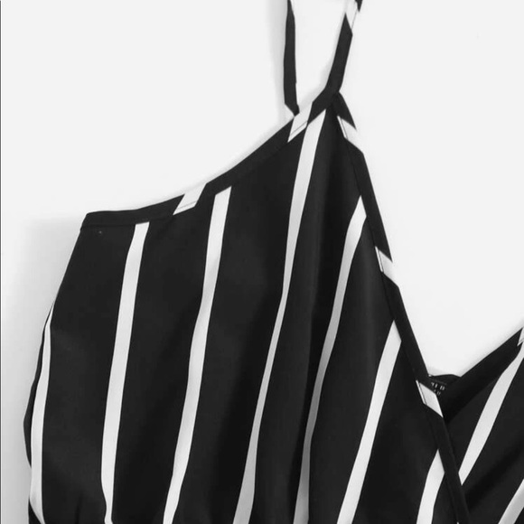 Stripped Cami Romper - Picture 5 of 6